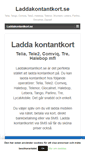 Mobile Screenshot of laddakontantkort.se